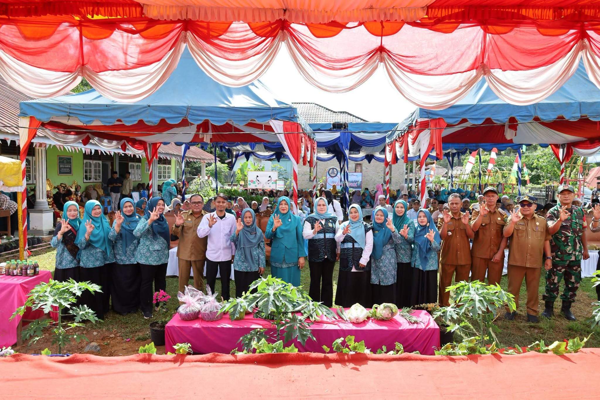 TP PKK Sumut Monitoring Desa Maga Dolok Kategori Aku Hatinya PKK