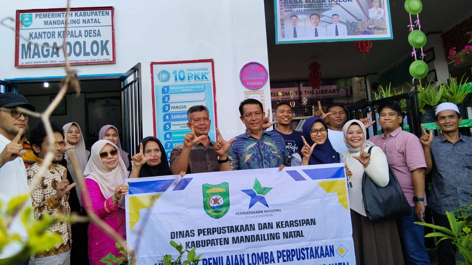 Desa Maga Dolok Mengikuti Lomba Perpustakaan Tingkat Kabupaten Mandailing Natal